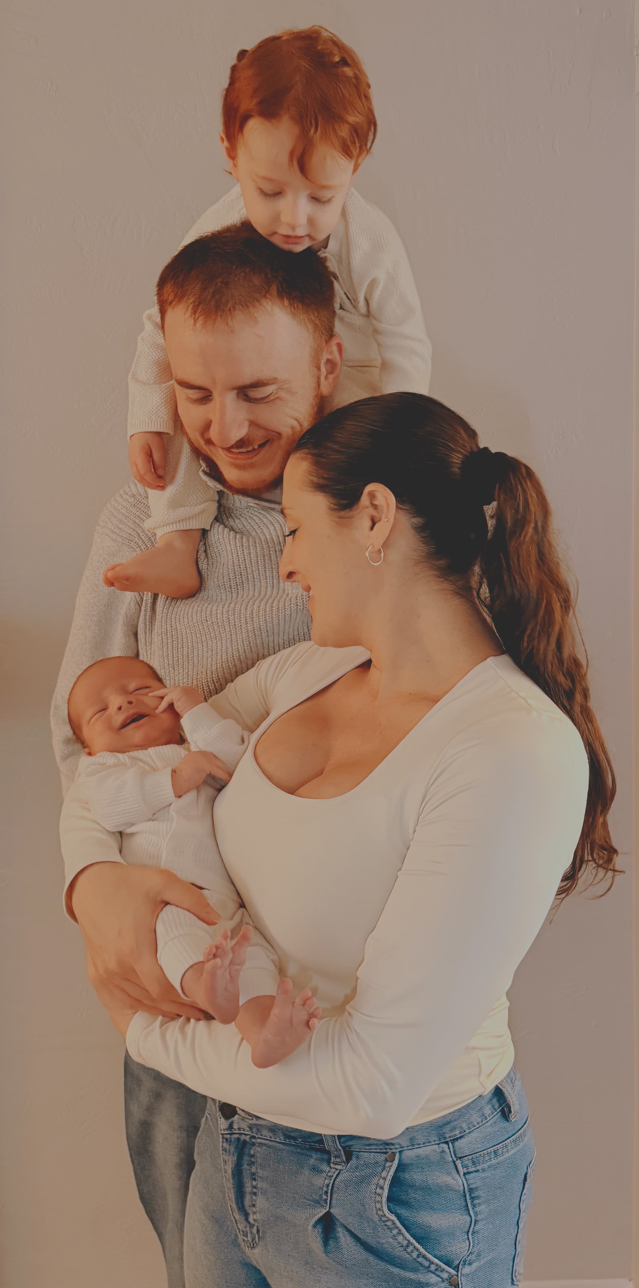 Chris, Katie and the kids